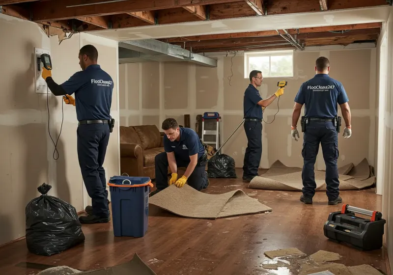 Flood DamageMaterial Assessment and Debris Removal process in Sharon Springs, KS